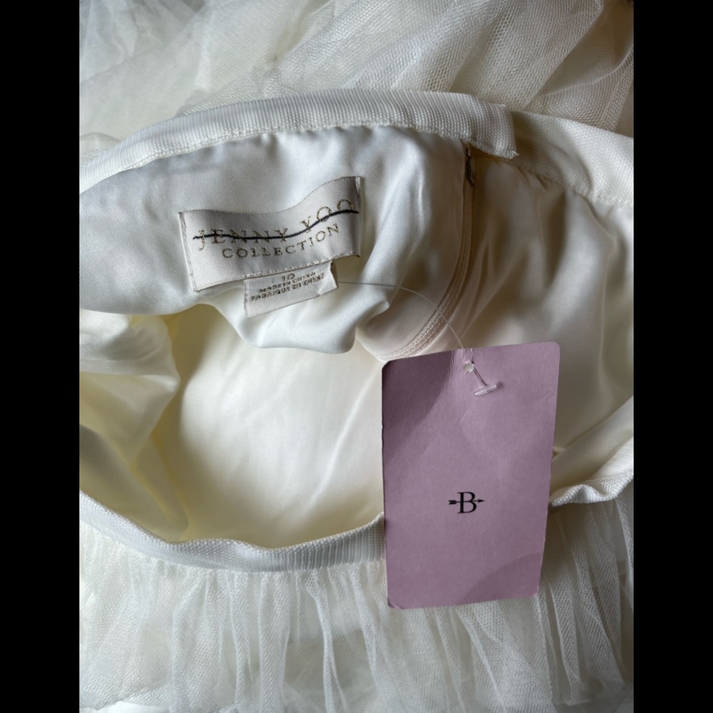NWT BHLDN Leena Tulle Midi Skirt Ivory Sizes 0, 2, 4, - Picture 17 of 17